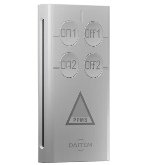Télécommande PPMS 4 boutons ON/OFF, portée radio 900 mètres